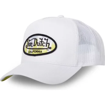Biała czapka truckerka VIBES TWH od Von Dutch