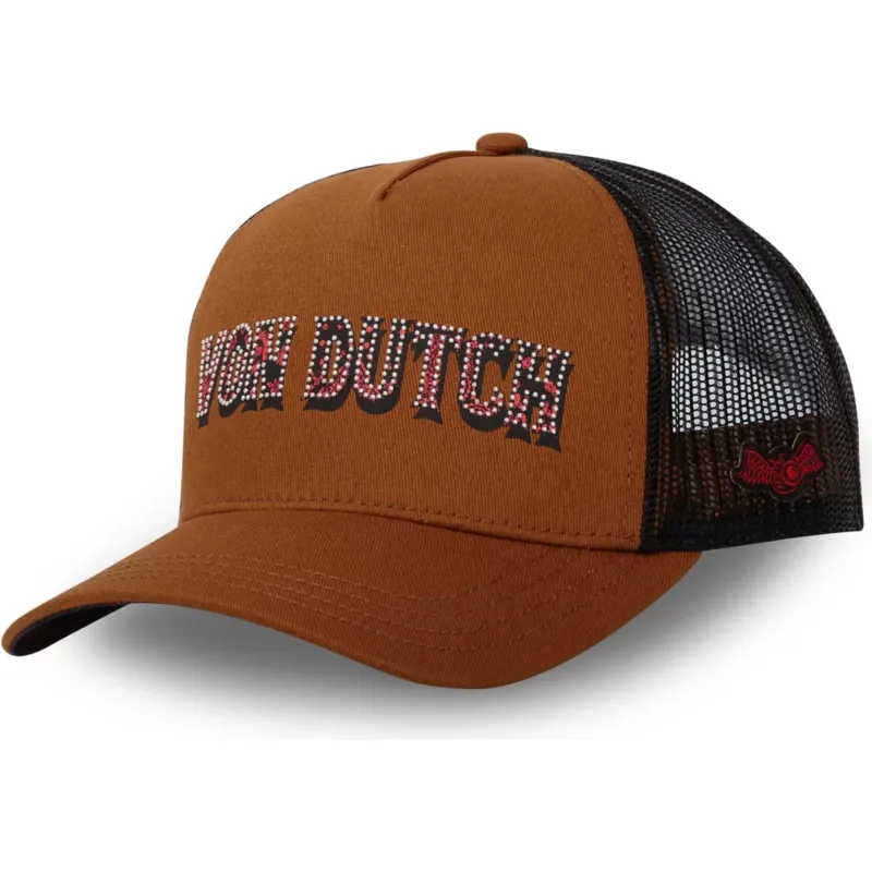 kepure-islenkta-ruda-snapback-stud-n-von-dutch