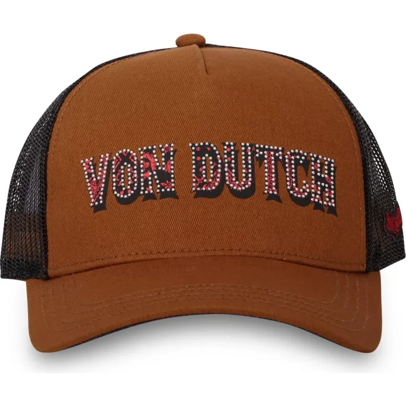 czapka-trucker-brazowa-stud-n-von-dutch