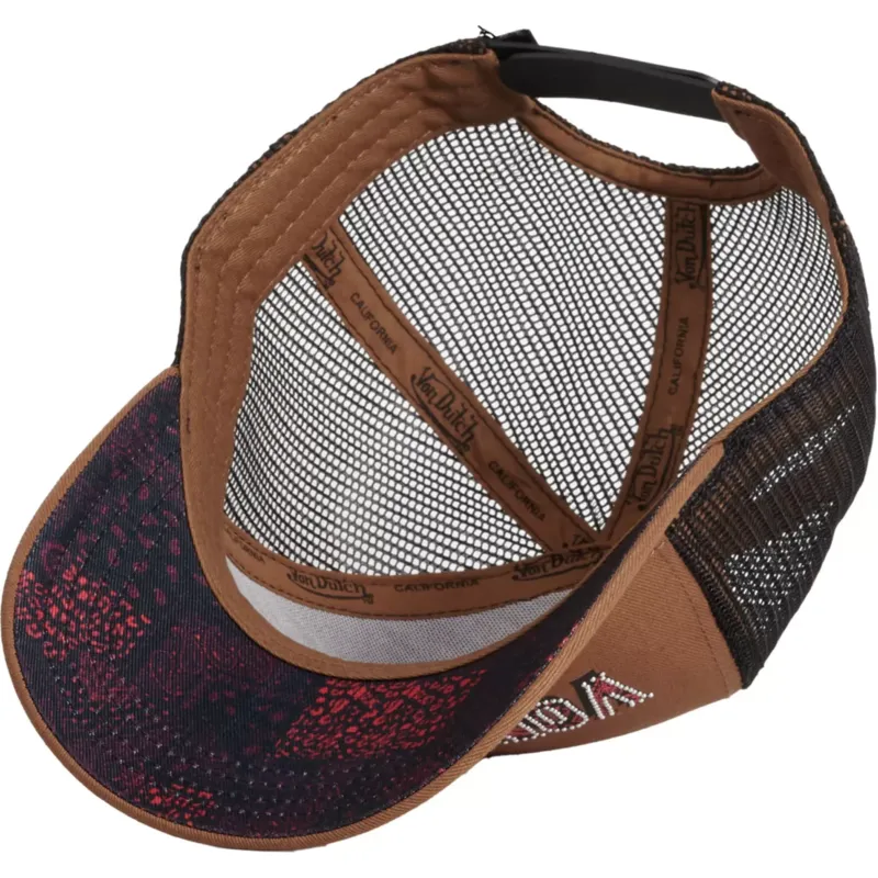kepure-islenkta-ruda-snapback-stud-n-von-dutch