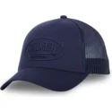 kepure-islenkta-tamsiai-melyna-snapback-log02-von-dutch