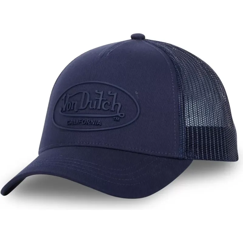 kepure-islenkta-tamsiai-melyna-snapback-log02-von-dutch