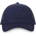 kepure-islenkta-tamsiai-melyna-snapback-log02-von-dutch