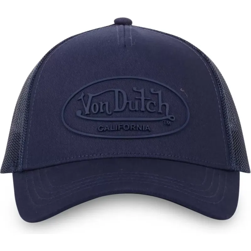 kepure-islenkta-tamsiai-melyna-snapback-log02-von-dutch
