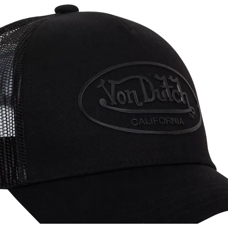 gorra-trucker-negra-log01-de-von-dutch