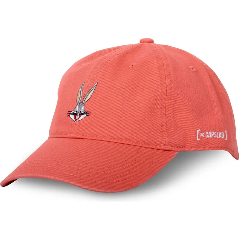 cap-islenkta-orange-adjustable-strap-bugs-bunny-looney-tunes-capslab
