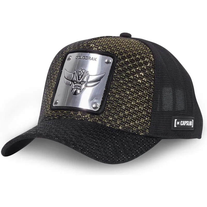 kepure-islenkta-juoda-snapback-dorada-gos-grendizeris-robot-grendizer-capslab