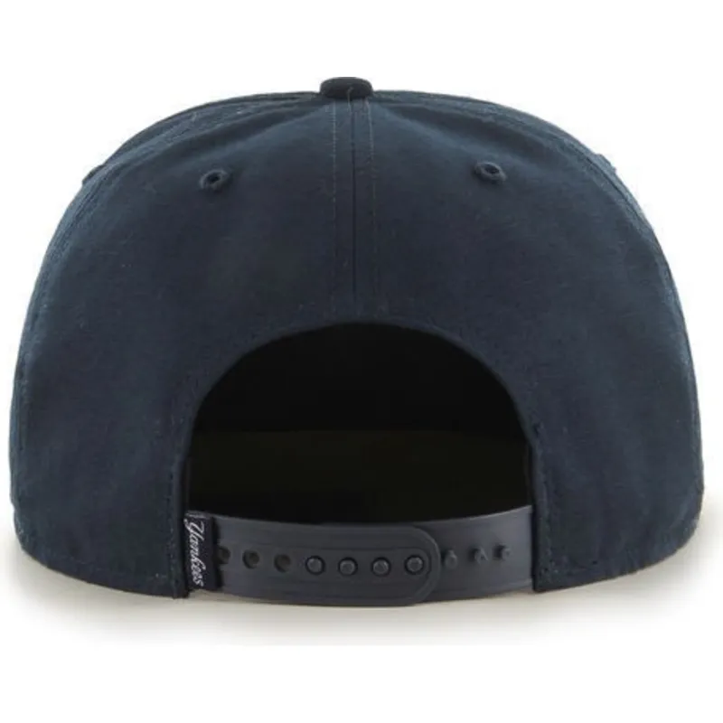kepure-plokscia-tamsiai-melyna-snapback-new-york-yankees-mlb-47-brand