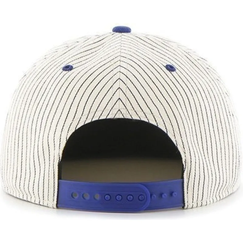 kepure-plokscia-balta-snapback-rayas-los-angeles-dodgers-mlb-47-brand