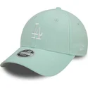 kepure-islenkta-zalia-reguliuojamas-9forty-linen-los-angeles-dodgers-mlb-new-era