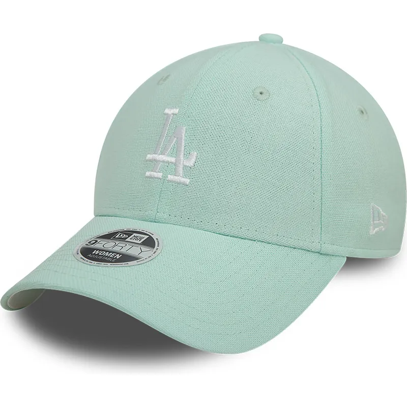 kepure-islenkta-zalia-reguliuojamas-9forty-linen-los-angeles-dodgers-mlb-new-era