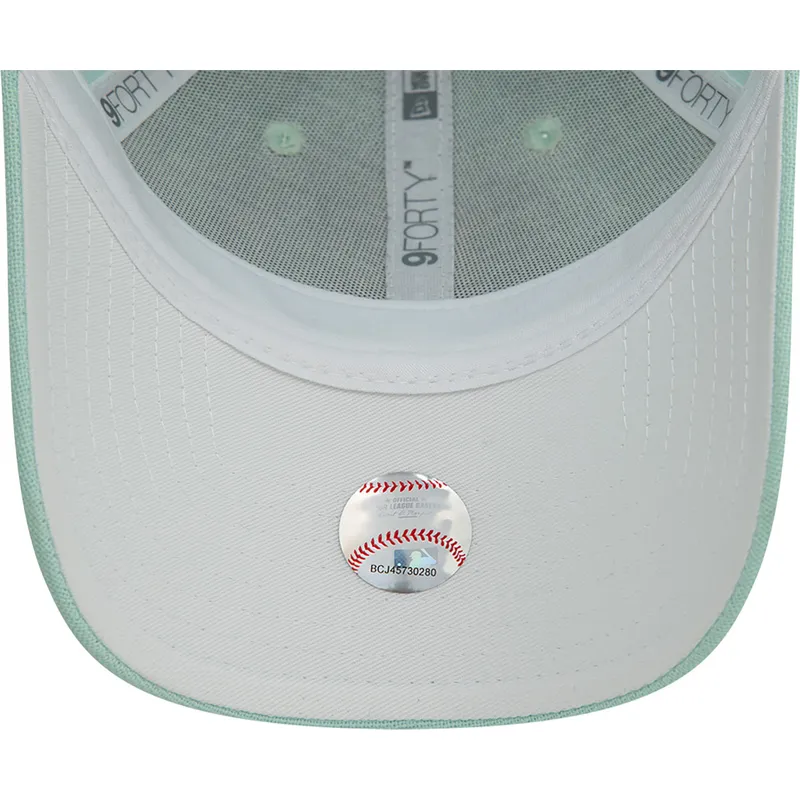 kepure-islenkta-zalia-reguliuojamas-9forty-linen-los-angeles-dodgers-mlb-new-era