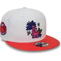 kepure-plokscia-raudona-snapback-9fifty-floral-los-angeles-dodgers-mlb-new-era