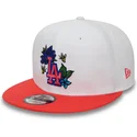 biala-i-czerwona-plaska-czapka-snapback-9fifty-floral-los-angeles-dodgers-mlb-new-era