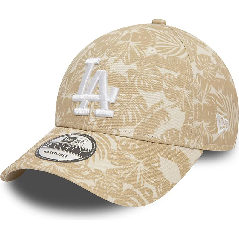 kepure-islenkta-ruda-reguliuojamas-9forty-summer-all-over-print-los-angeles-dodgers-mlb-new-era