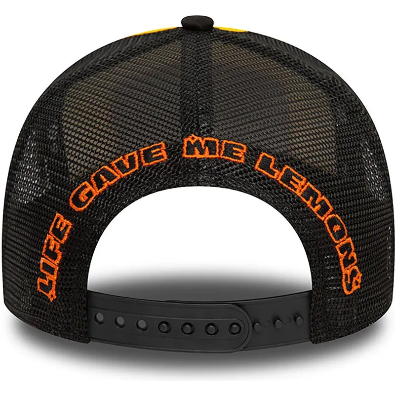 kepure-islenkta-geltona-snapback-lemon-stand-life-gave-me-lemons-a-frame-patch-new-era