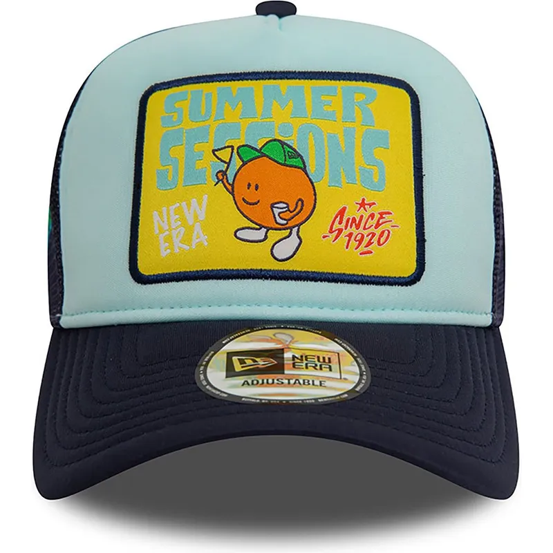 kepure-islenkta-melyna-snapback-summer-sessions-a-frame-patch-new-era