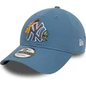 regulowana-niebieska-czapka-z-daszkiem-9twenty-floral-new-york-yankees-mlb-marki-new-era