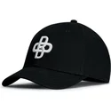 kepure-islenkta-juoda-reguliuojama-juostele-baseball-peach-oblack