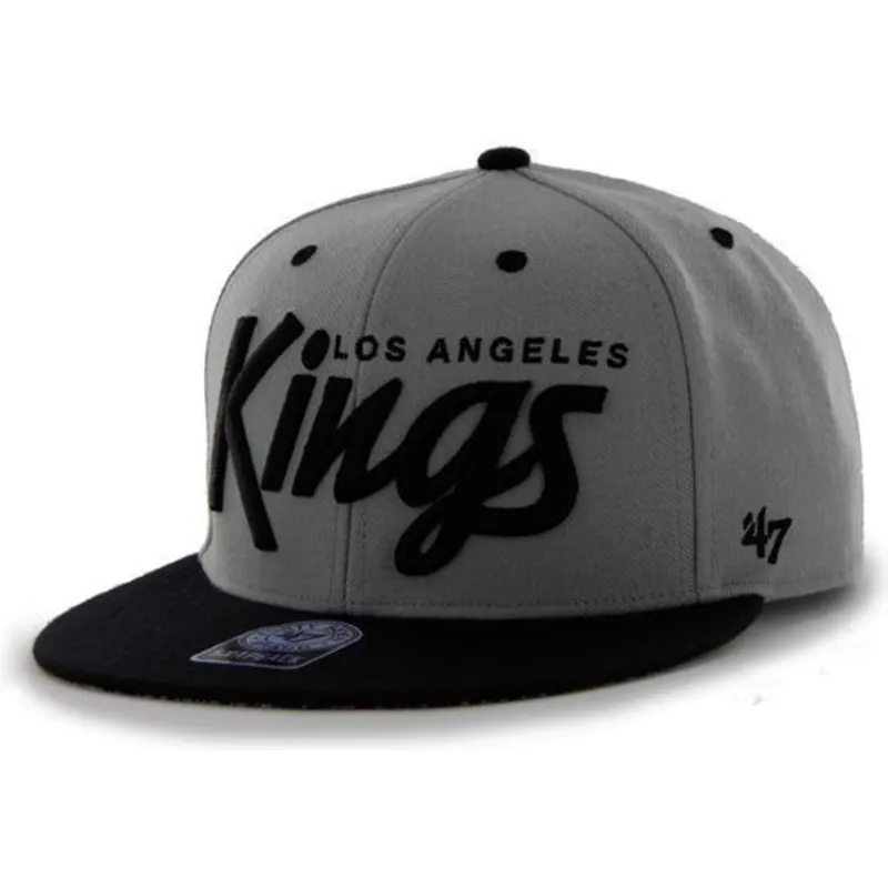 kepure-plokscia-pilka-snapback-letras-los-angeles-kings-nhl-47-brand