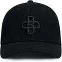 czarna-zakrzywiona-regulowana-czapka-z-czarnym-logo-baseball-peach-od-oblack