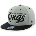 kepure-plokscia-pilka-snapback-letras-los-angeles-kings-nhl-47-brand