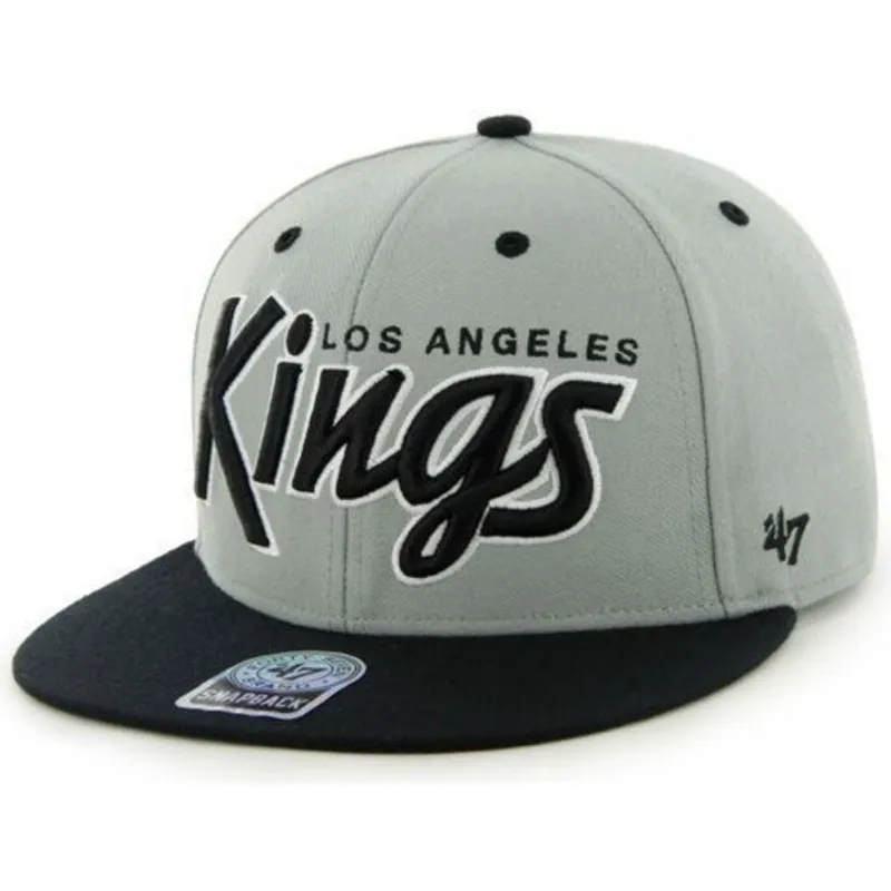 kepure-plokscia-pilka-snapback-letras-los-angeles-kings-nhl-47-brand
