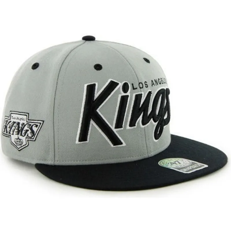 kepure-plokscia-pilka-snapback-letras-los-angeles-kings-nhl-47-brand