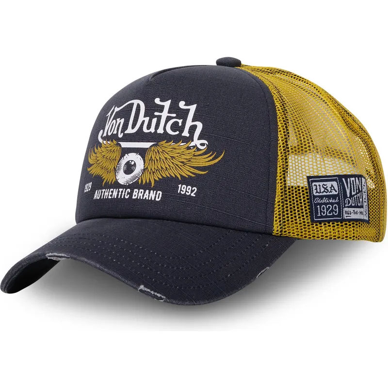 kepure-islenkta-pilka-snapback-crew14-von-dutch