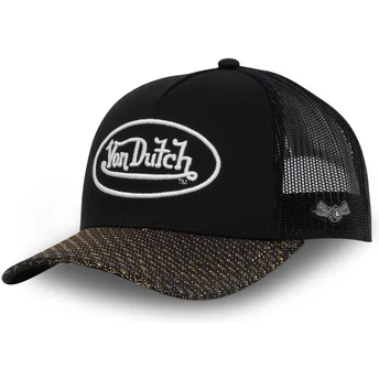 Kepurė išlenkta vilkikas juoda snapback SHINY NR Von Dutch