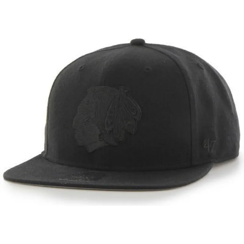 kepure-plokscia-juoda-snapback-chicago-blackhawks-nhl-47-brand kepure-plokscia-juoda-snapback-chicago-blackhawks-nhl-47-brand