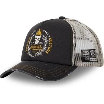 Cap išlenkta black snapback Von Dutch
