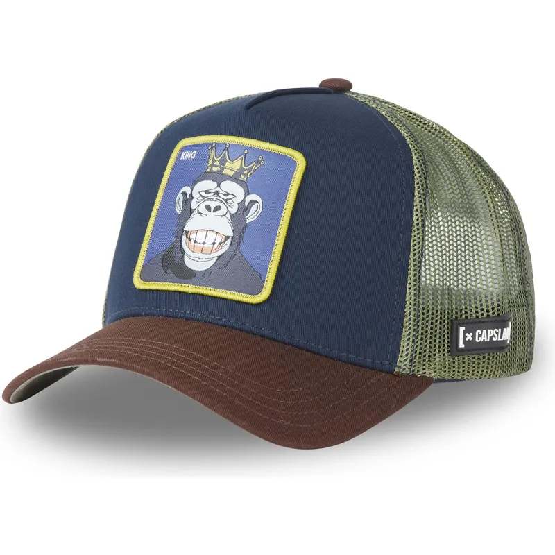 czapka-truckerka-granatowo-zielono-brazowa-king-gor9-monkey-business-od-capslab