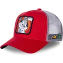 czerwona-i-szara-czapka-trucker-dla-dzieci-kidbug1-looney-tunes-od-capslab