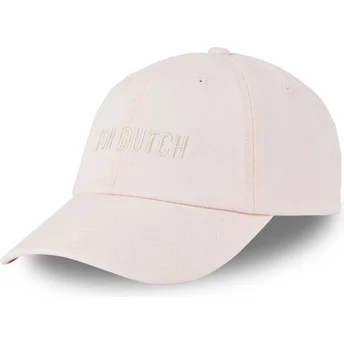 Różowa zakrzywiona czapka z daszkiem LPIN regulowana Von Dutch