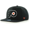 kepure-plokscia-juoda-snapback-philadelphia-flyers-nhl-47-brand