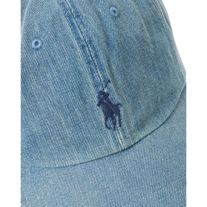 kepure-islenkta-melyna-reguliuojamas-classic-sport-denim-polo-ralph-lauren