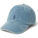 kepure-islenkta-melyna-reguliuojamas-classic-sport-denim-polo-ralph-lauren
