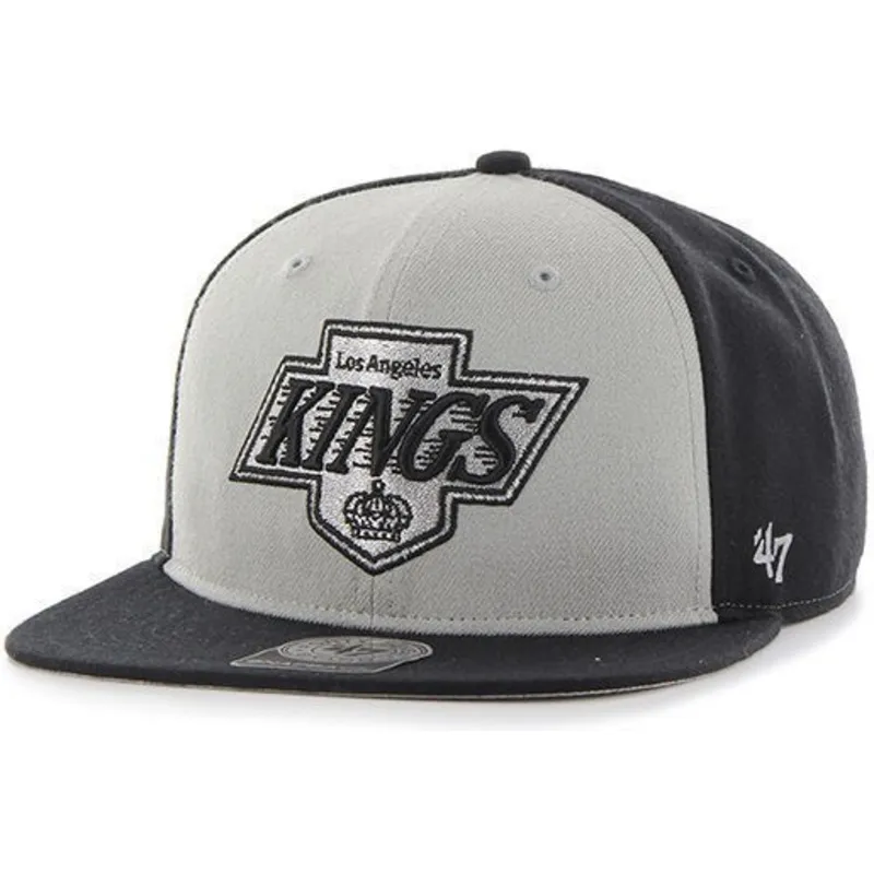 cap-plokscia-gray-snapback-los-angeles-kings-nhl-47-brand