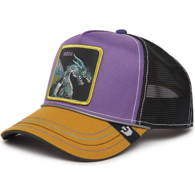 kepure-islenkta-violetine-snapback-boss-hammer-and-spike-insert-coin-vol2-the-farm-goorin-bros