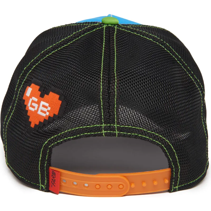 kepure-islenkta-melyna-snapback-hunted-get-the-zapper-insert-coin-vol2-the-farm-goorin-bros