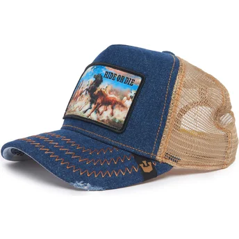 kepure-islenkta-melyna-snapback-ride-or-die-model-no-21d302d13-rodeo-the-farm-goorin-bros