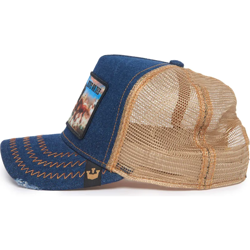 kepure-islenkta-melyna-snapback-ride-or-die-model-no-21d302d13-rodeo-the-farm-goorin-bros