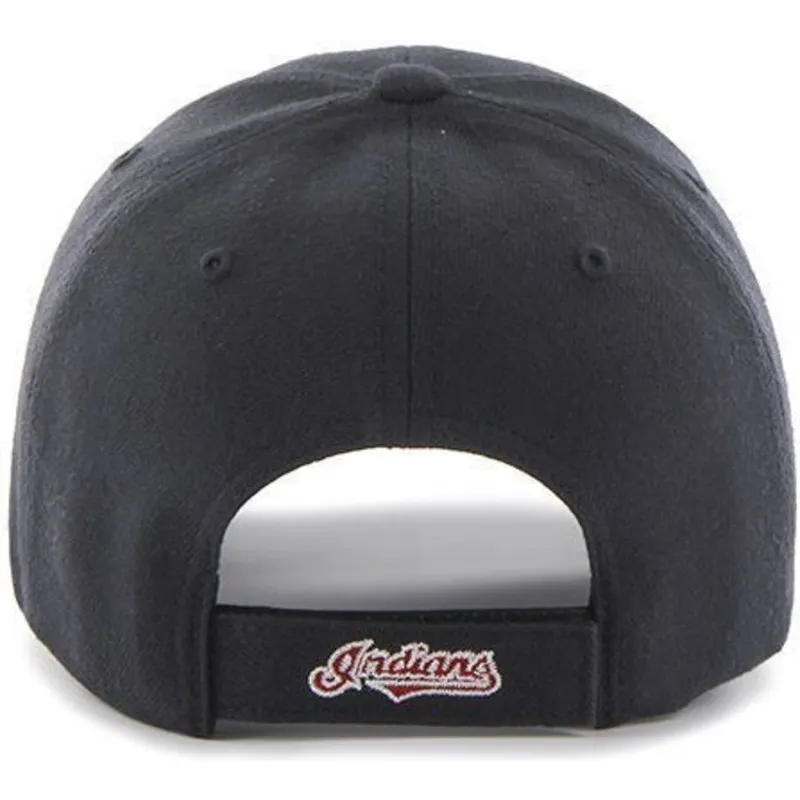 kepure-islenkta-tamsiai-melyna-reguliuojamas-cleveland-indians-mlb-47-brand