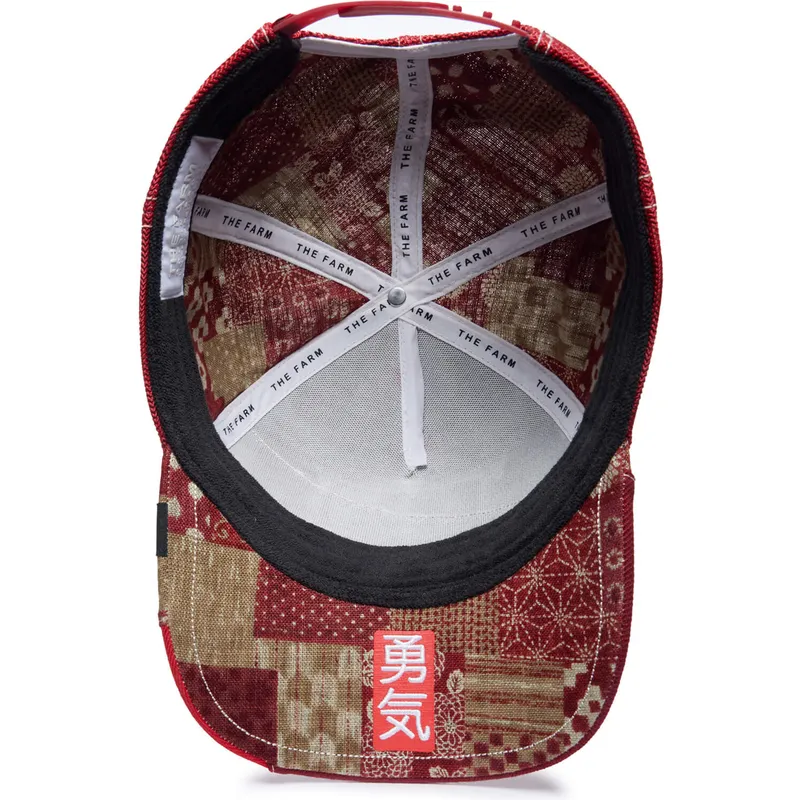kepure-islenkta-vilkikas-raudona-snapback-gallo-cock-courage-farmigami-the-farm-the-farm-de-goorin-bros