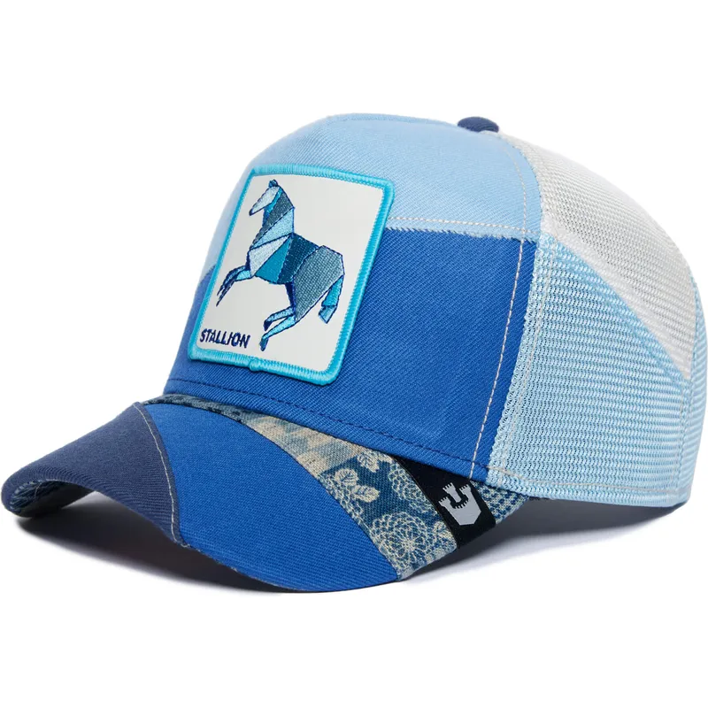 kepure-islenkta-vilkikas-melyna-snapback-caballo-stallion-self-reliant-farmigami-the-farm-the-farm-de-goorin-bros