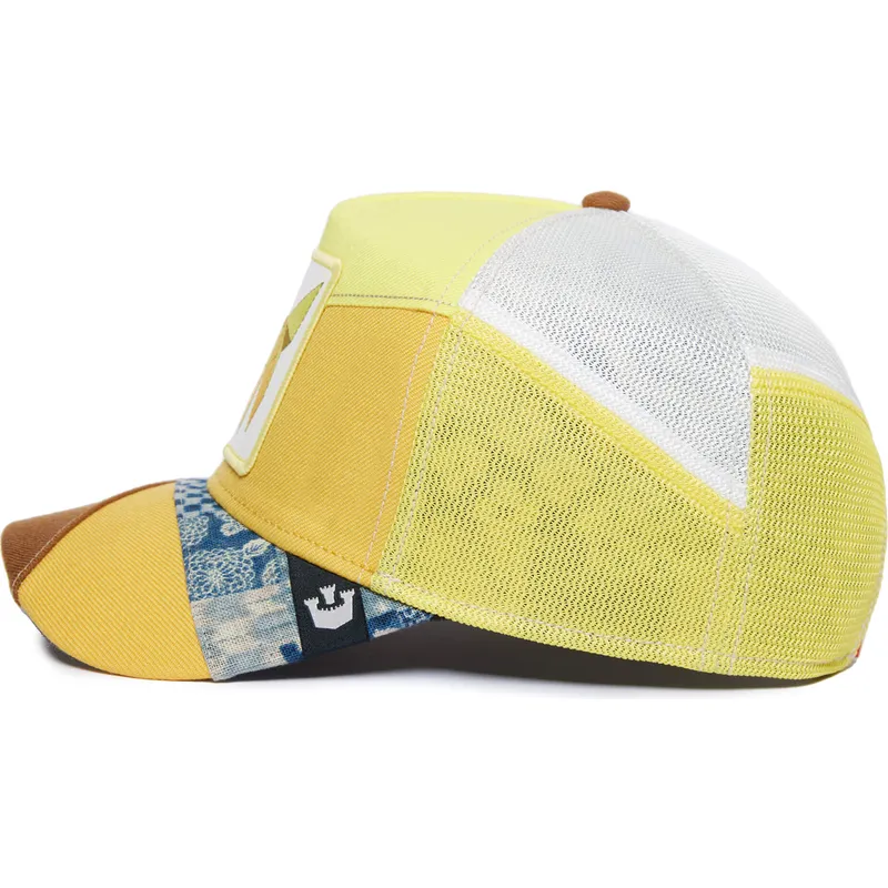 kepure-islenkta-vilkikas-geltona-snapback-mariposa-bent-transform-farmigami-the-farm-the-farm-de-goorin-bros