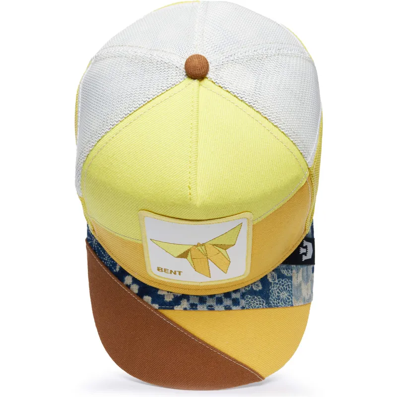 kepure-islenkta-vilkikas-geltona-snapback-mariposa-bent-transform-farmigami-the-farm-the-farm-de-goorin-bros
