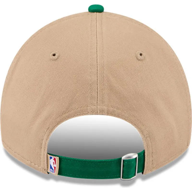 kepure-islenkta-ruda-reguliuojamas-9twenty-draft-2024-boston-celtics-nba-new-era
