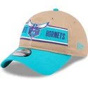 kepure-islenkta-ruda-reguliuojamas-9twenty-draft-2024-charlotte-hornets-nba-new-era